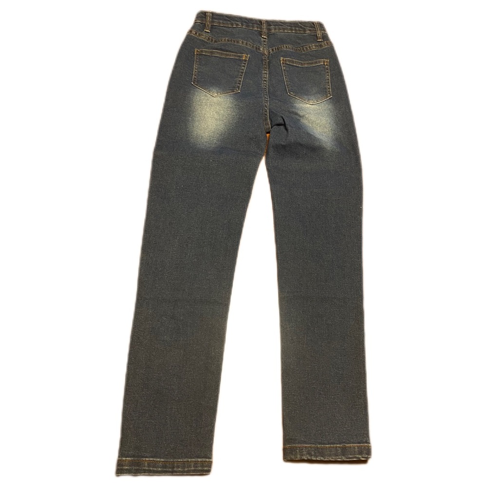 NWT 806 Girl 2 Piece Jeans and Shirt Fall Set, Size 8/9 - Picture 5 of 7